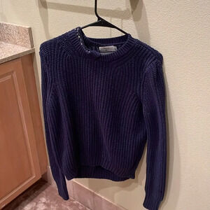 3.1 Phillip Lim for Target woman's navy blue sweater with jewels
